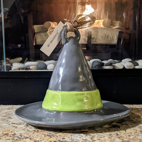 Rae Dunn 8x10 Tonight We Fly Witch Hat Birdhouse - Picture 3 of 3